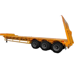 Semi-remorque surbaissée à 3 essieux 80 tonnes