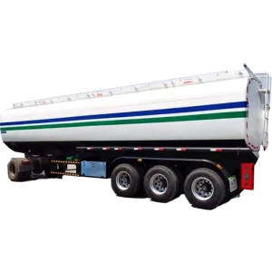 Semi-remorque citerne de transport de carburant liquide à 3 essieux