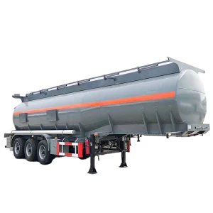 Semi-remorque citerne à 3 essieux d'une capacité de 25 000 L et 35 tonnes pour produits chimiques et liquides à base d'acide sulfurique