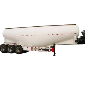 Remorque citerne pneumatique à 3 essieux pour ciment en vrac 45T